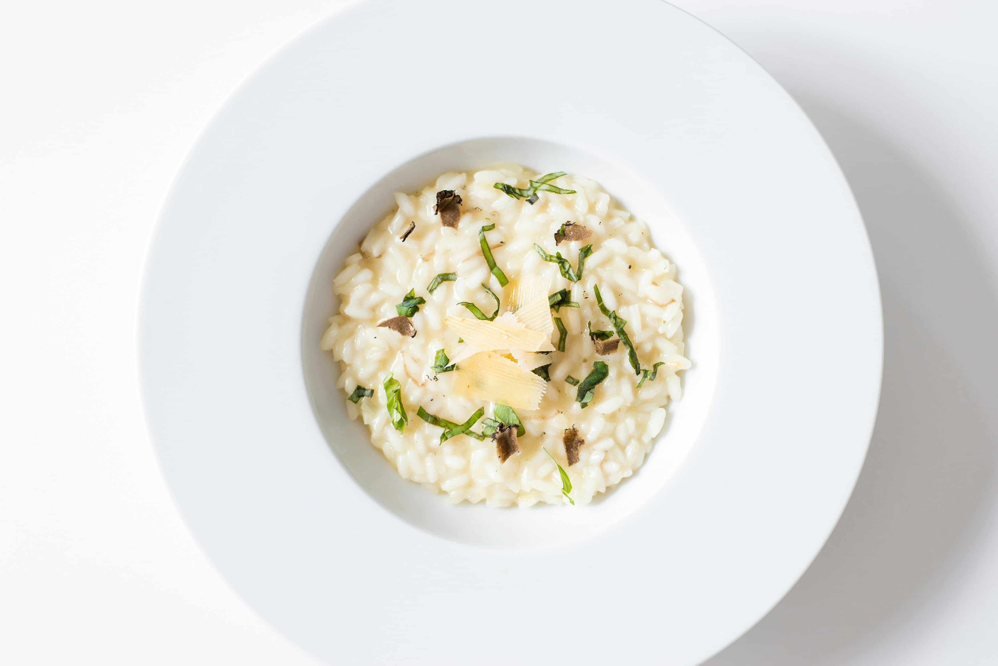 A bowl of creamy risotto